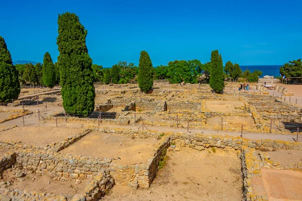 Ruínas Romanas Sítio Antigo Empuries Catalunha Espanha — Fotografia de Stock