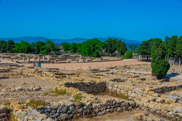 Rzymskie Ruiny Starożytnych Miejsc Empuries Katalonii Hiszpania — Zdjęcie stockowe