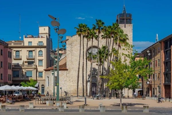 stock image Parish church of Santa Susanna del Mercadal in Girona, Spain.