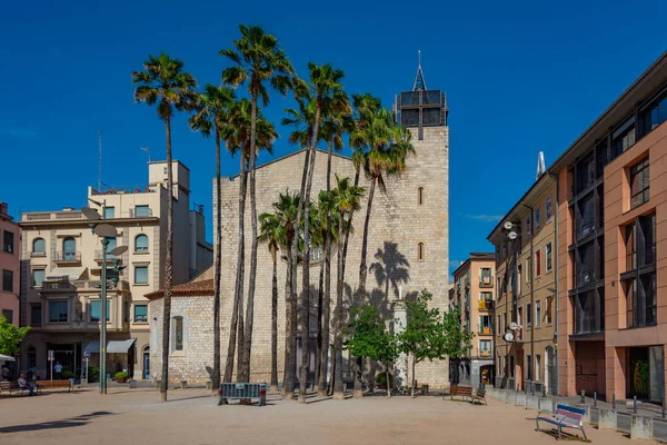 stock image Parish church of Santa Susanna del Mercadal in Girona, Spain.