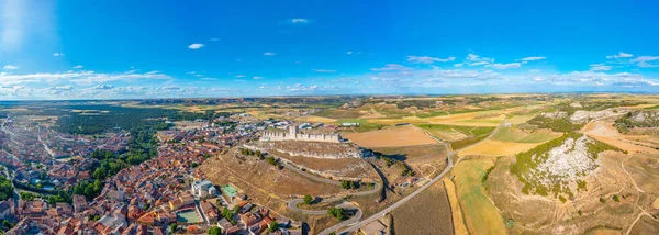 Blick Auf Die Burg Penafiel Spanien — Stockfoto