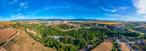 Blick Auf Die Spanische Stadt Segovia — Stockfoto