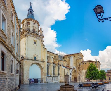 İspanya 'daki Vitoria Gasteiz Katedrali.