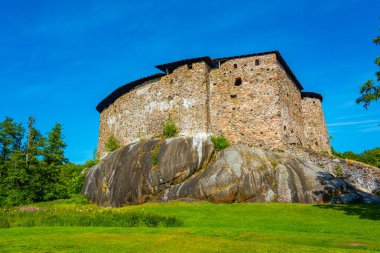 Finlandiya 'daki Raseborg Kalesi Harabeleri.