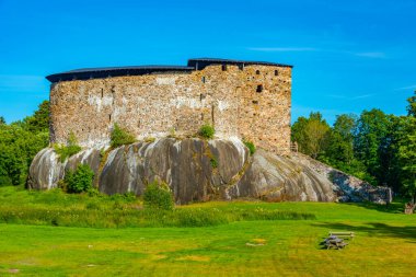 Finlandiya 'daki Raseborg Kalesi Harabeleri.