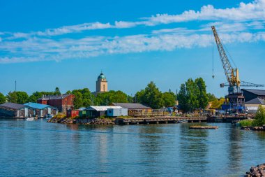 Suomenlinna limanı, Finlandiya..