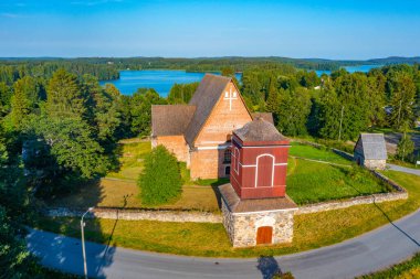 Hattula, Finlandiya 'daki Kutsal Haç Kilisesi.