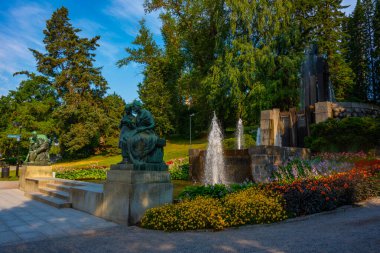 Tampere, Finlandiya 'daki Nasikallio Su Çeşmesi
