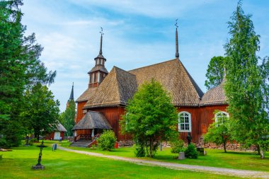 Keuruu, Finlandiya 'daki kırmızı kereste kilisesi.