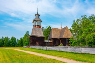 Finlandiya 'daki eski Petajavesi Kilisesi.