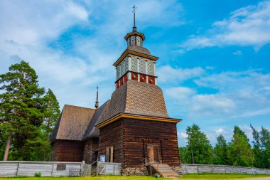 Finlandiya 'daki eski Petajavesi Kilisesi.