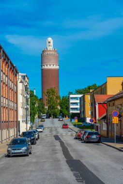 Jakobstad, Finlandiya 'daki eski su kulesi..