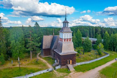 Finlandiya 'daki eski Petajavesi Kilisesi.