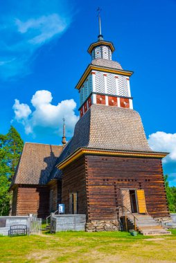 Finlandiya 'daki eski Petajavesi Kilisesi.
