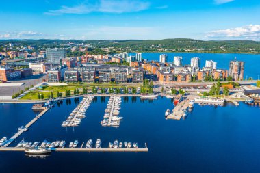 Jyvaskyla, Finlandiya 'nın Panorama görünümü