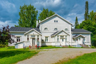 Finlandiya 'daki Lintula Ortodoks manastırı manzarası.