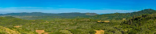 西班牙Olite附近的风力涡轮机 — 图库照片