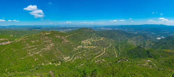 Panoramablick Auf Die Landschaft Rund Den Naturpark Montserrat — Stockfoto