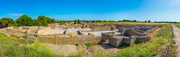 Katalunya, İspanya 'daki antik Roma harabeleri boşaltıldı.