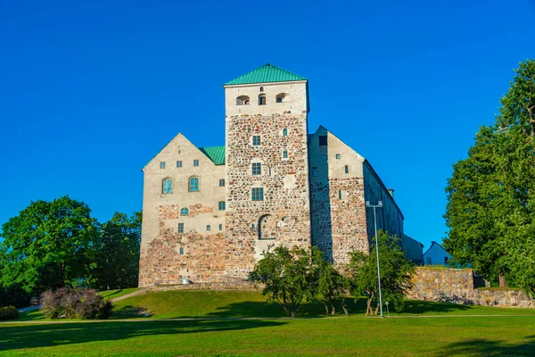 Blick Auf Die Burg Turku Finnland — Stockfoto