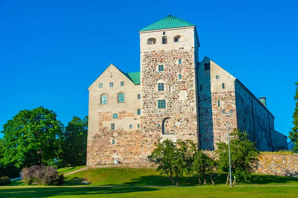 stock image View of Turku castle in Finland.