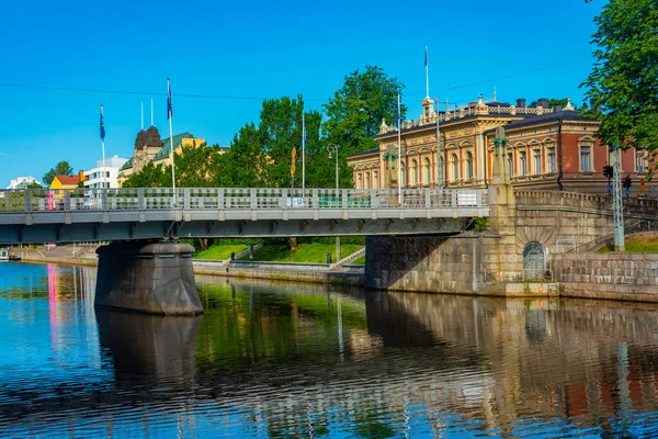Біля Берегів Річки Аура Фінському Місті Турку — стокове фото
