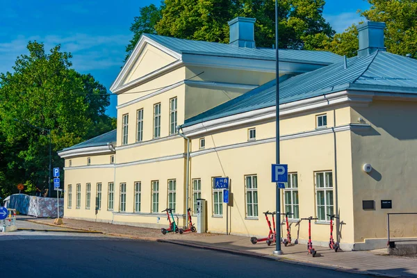 Historische Häuser Turku Finnland — Stockfoto