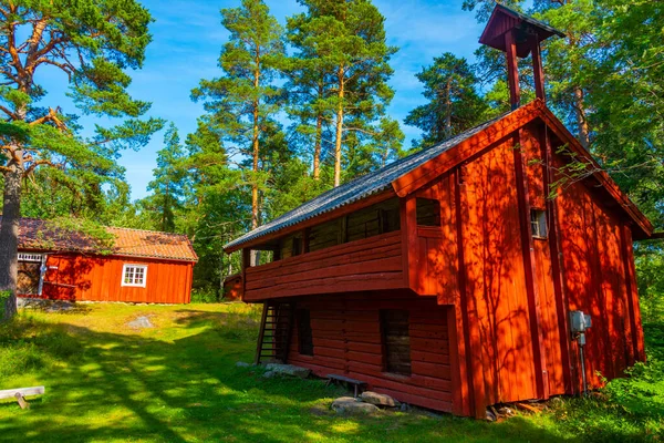 핀란드의 보르그 마을에 박물관 — 스톡 사진