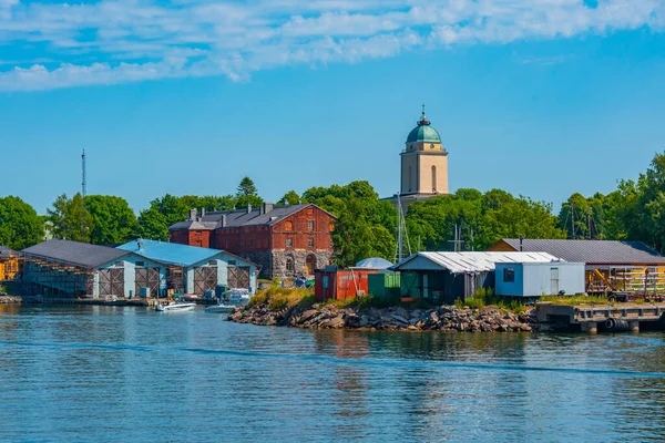 Widok Port Suomenlinna Finlandia — Zdjęcie stockowe
