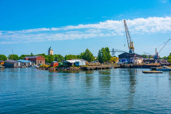 Uitzicht Haven Van Suomenlinna Finland — Stockfoto