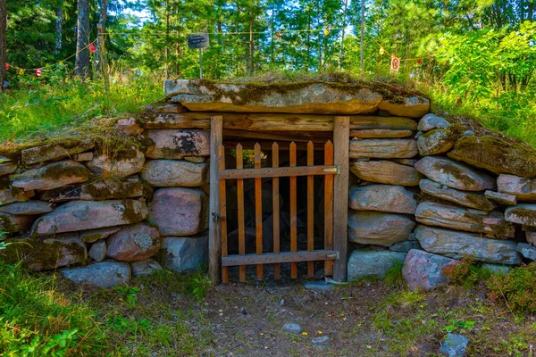 stock image Old cellar at Seurasaari Open-Air Museum in Helsinki, Finland.