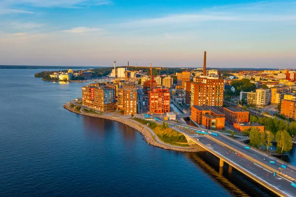 Panorama View Finnish Town Tampere — Stock Photo, Image