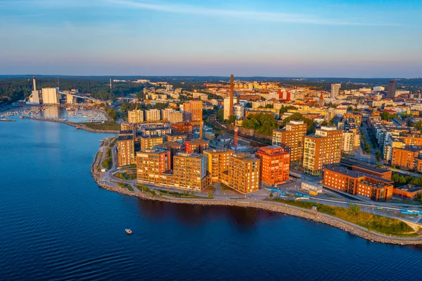 Vue Panoramique Ville Finlandaise Tampere — Photo