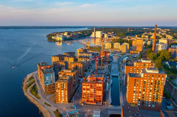 Blick Auf Die Finnische Stadt Tampere — Stockfoto