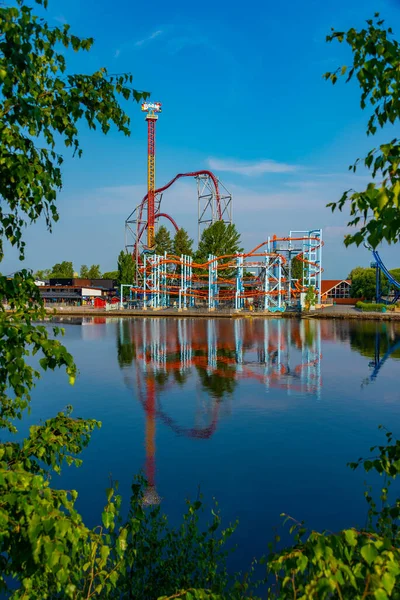 Parques Diversões Tampere Finlândia — Fotografia de Stock