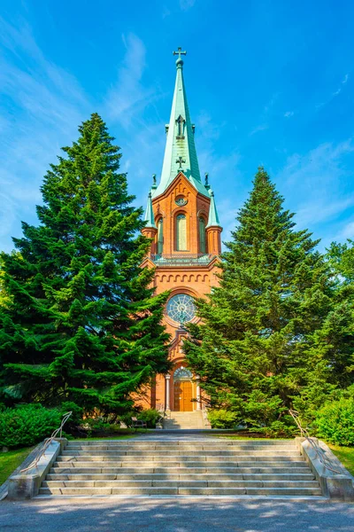 Alexander Chiesa Nella Città Finlandese Tampere — Foto Stock