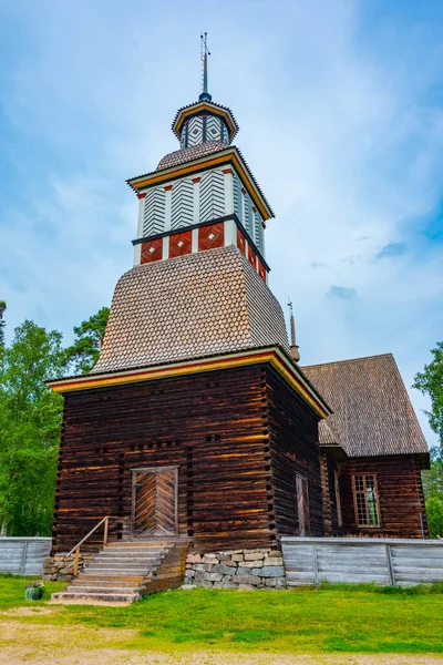 Igreja Antiga Petajavesi Finlândia — Fotografia de Stock