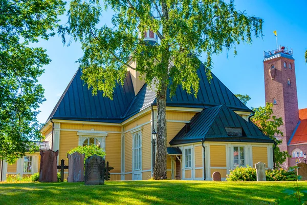 View Church Finnish Town Jakobstad — Stock Photo, Image