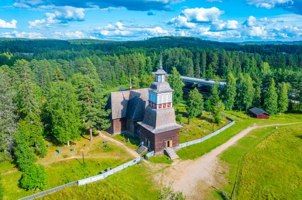 stock image The Old Church of Petajavesi in Finland.