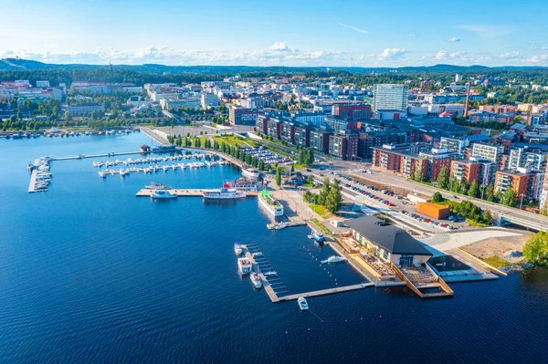 stock image Panorama view of Jyvaskyla, Finland