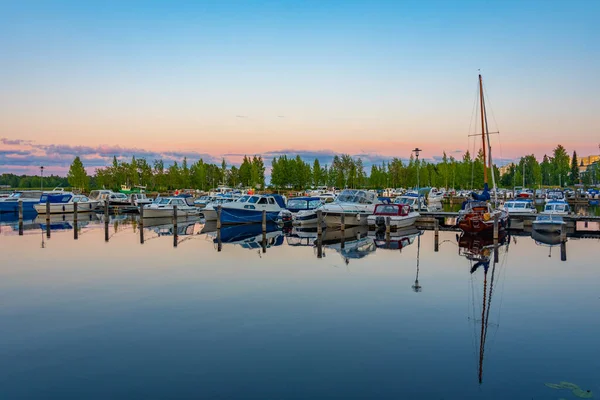 Vista Puerto Deportivo Kuopio Finlandia —  Fotos de Stock