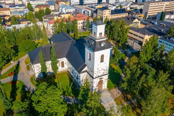 stock image Panorama view of Kuopio Cathedral in Finland.