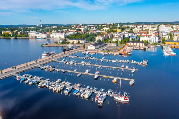 フィンランドのクオピオ港のパノラマ — ストック写真