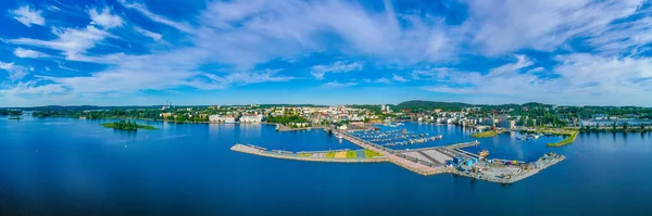 フィンランドのクオピオ港のパノラマ — ストック写真
