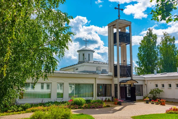 Utsikt Lintula Ortodokse Kloster Finland – stockfoto