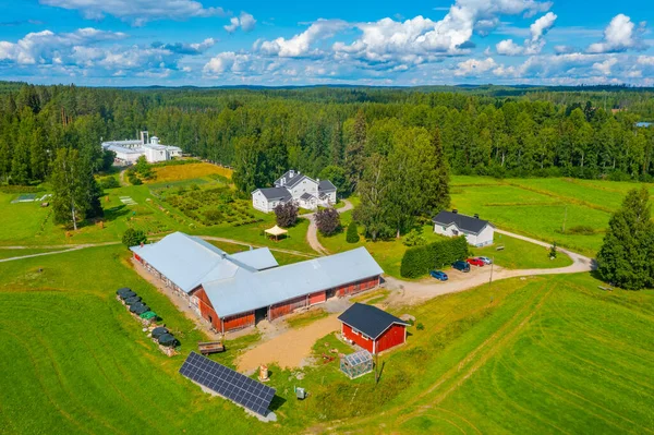 stock image View of Lintula orthodox convent in Finland.