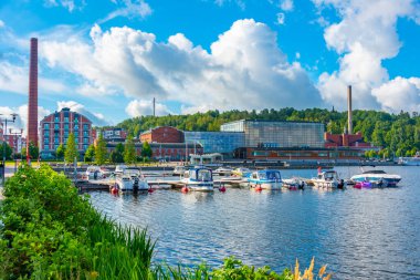 Lahti Limanı ve Sibelius Salonu, Finlandiya.