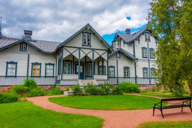 Finlandiya 'da tarihi Verla kağıt fabrikası.