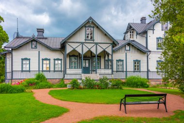 Finlandiya 'da tarihi Verla kağıt fabrikası.