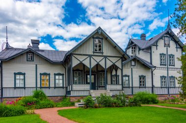 Finlandiya 'da tarihi Verla kağıt fabrikası.